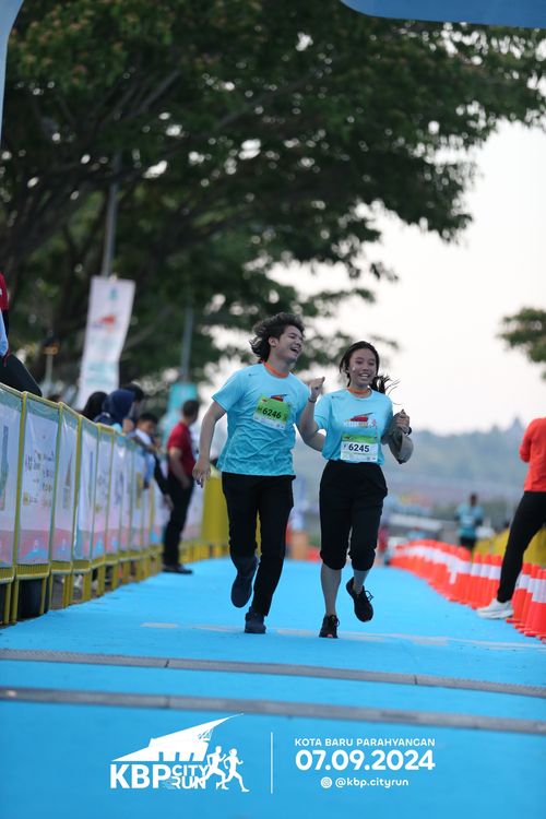 Race photo from KBP City Run 2024