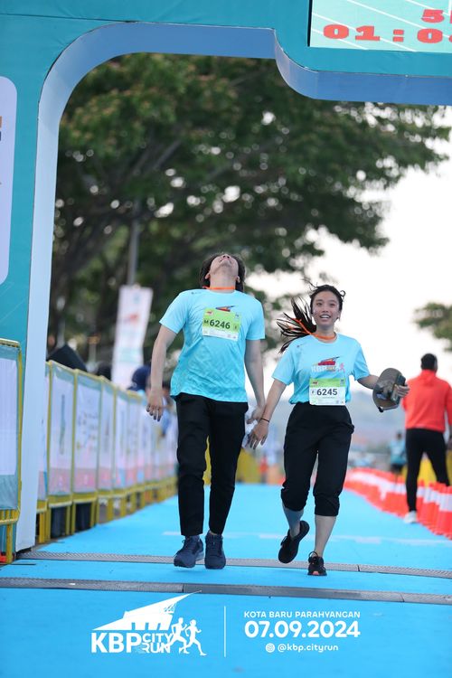 Race photo from KBP City Run 2024