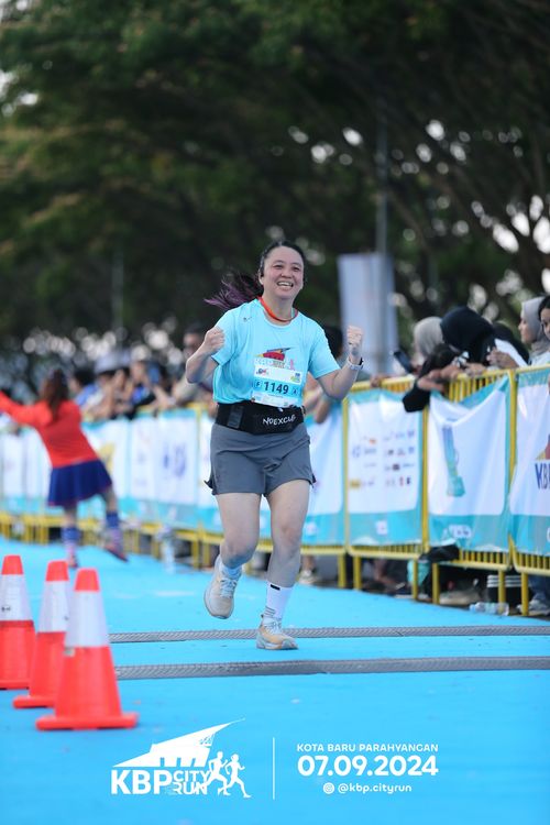 Race photo from KBP City Run 2024