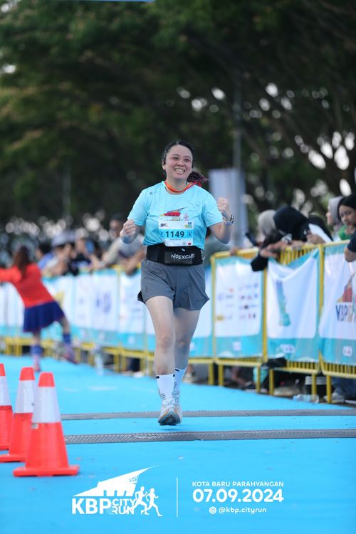 Race photo from KBP City Run 2024