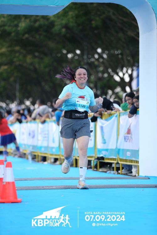 Race photo from KBP City Run 2024