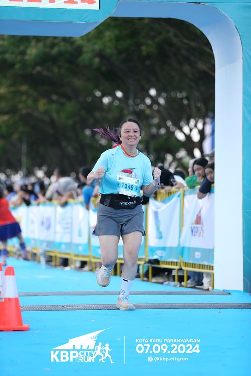 Race photo from KBP City Run 2024