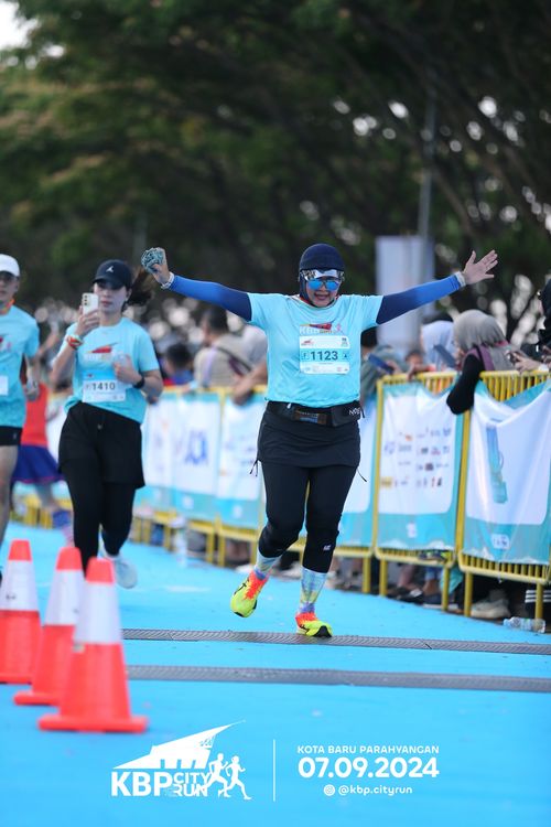 Race photo from KBP City Run 2024