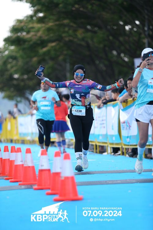 Race photo from KBP City Run 2024