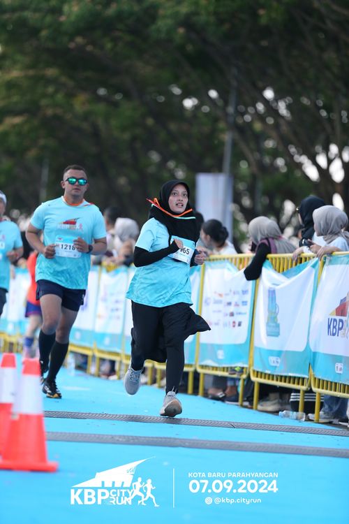 Race photo from KBP City Run 2024