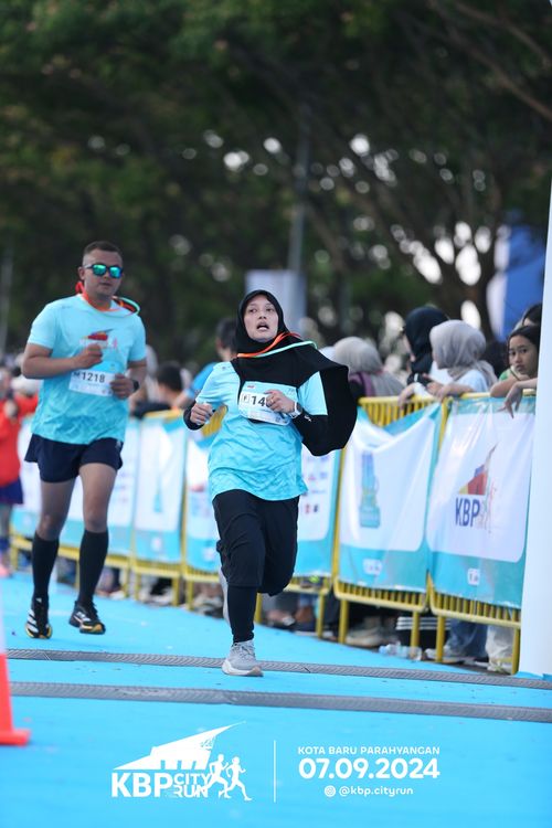 Race photo from KBP City Run 2024