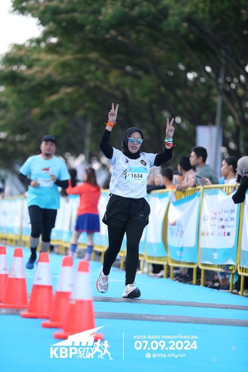 Race photo from KBP City Run 2024