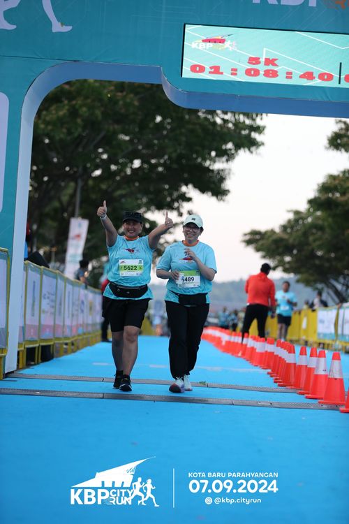 Race photo from KBP City Run 2024