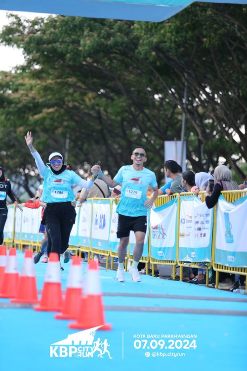 Race photo from KBP City Run 2024