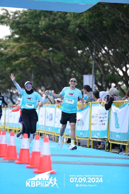Race photo from KBP City Run 2024