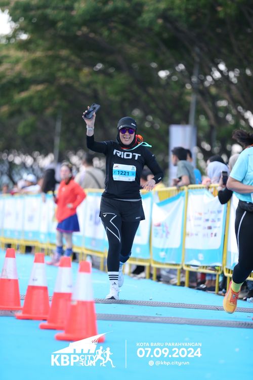 Race photo from KBP City Run 2024