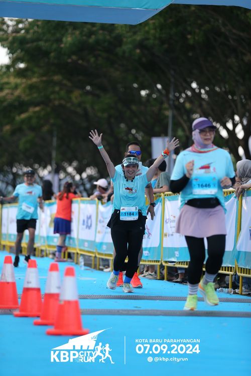 Race photo from KBP City Run 2024