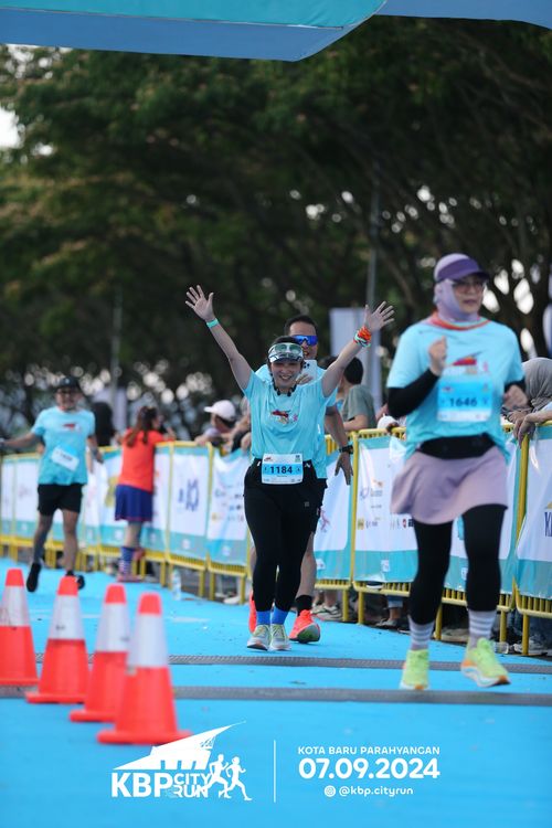 Race photo from KBP City Run 2024