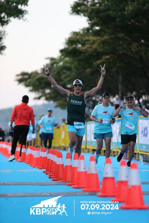 Race photo from KBP City Run 2024