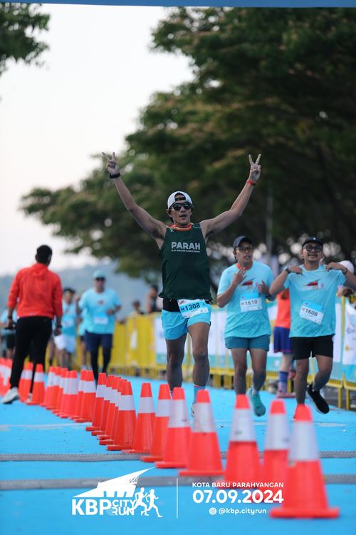 Race photo from KBP City Run 2024