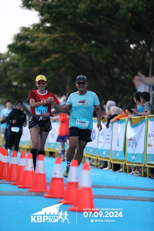 Race photo from KBP City Run 2024