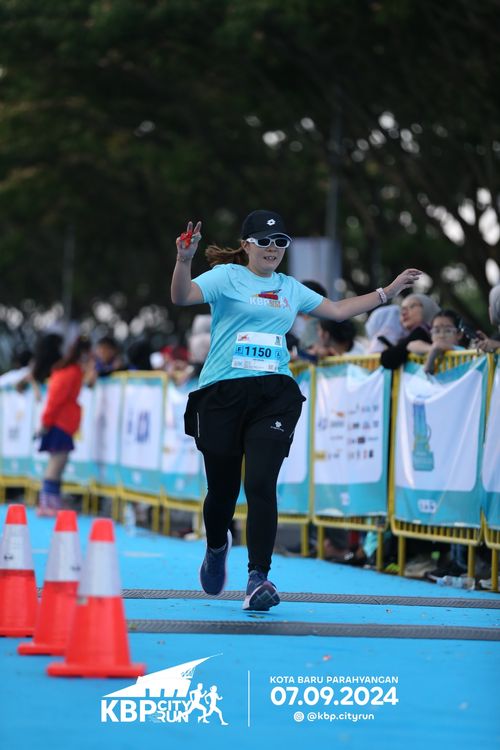 Race photo from KBP City Run 2024