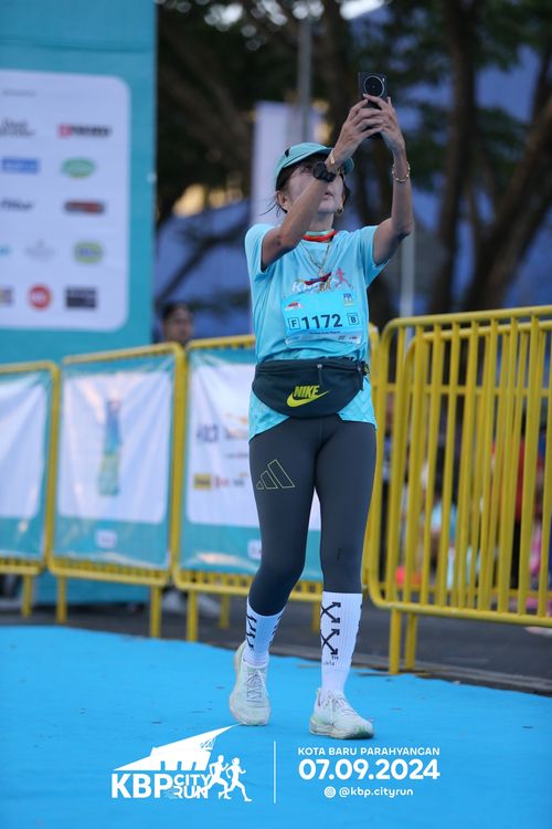 Race photo from KBP City Run 2024