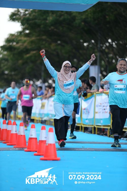 Race photo from KBP City Run 2024
