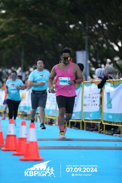 Race photo from KBP City Run 2024