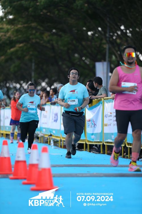 Race photo from KBP City Run 2024