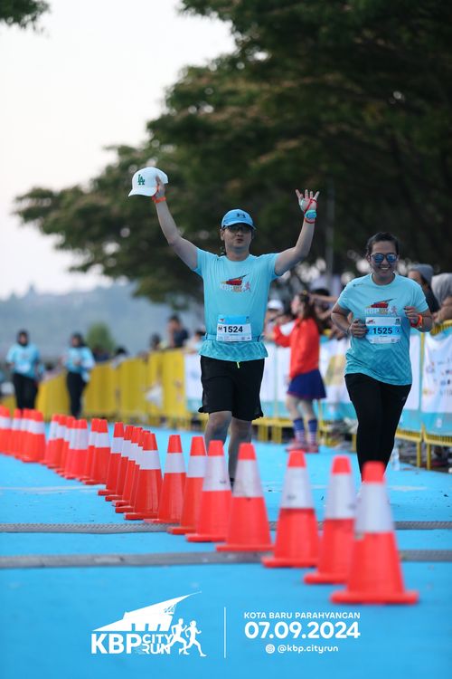 Race photo from KBP City Run 2024