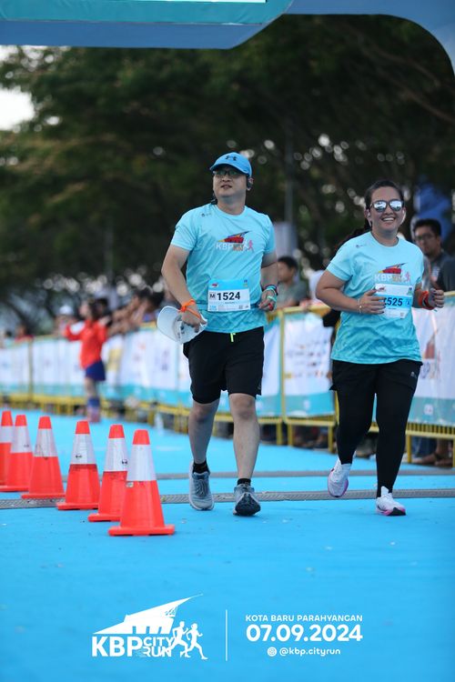 Race photo from KBP City Run 2024