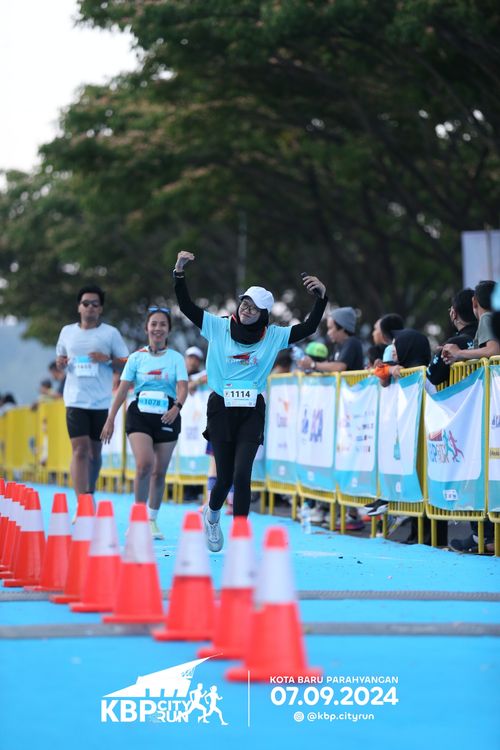 Race photo from KBP City Run 2024