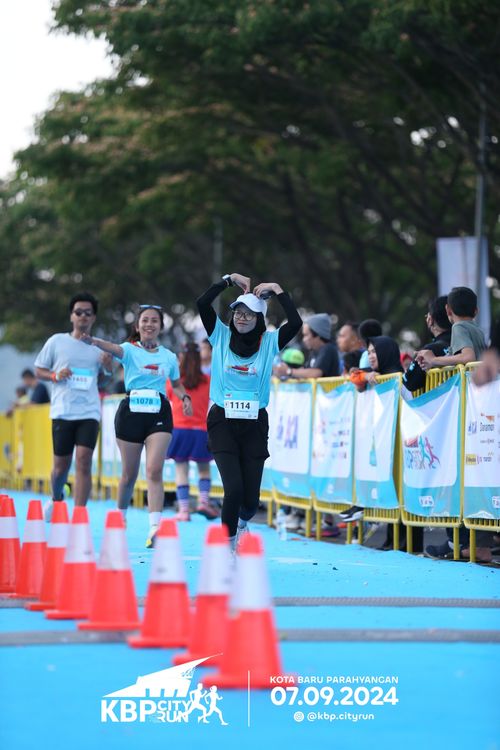 Race photo from KBP City Run 2024
