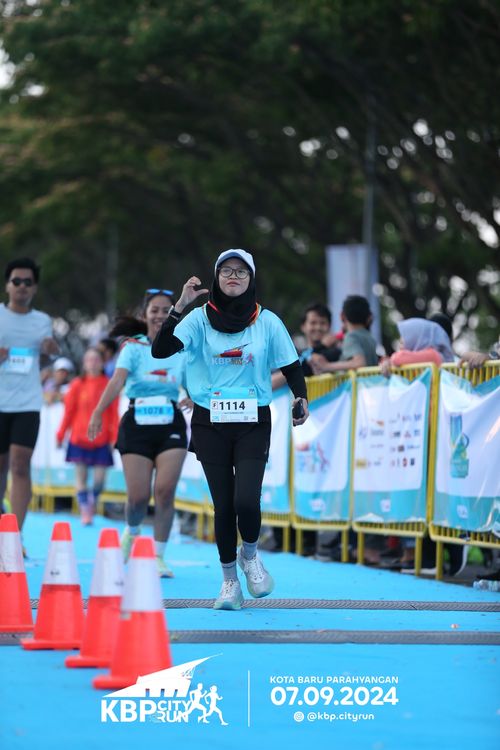 Race photo from KBP City Run 2024