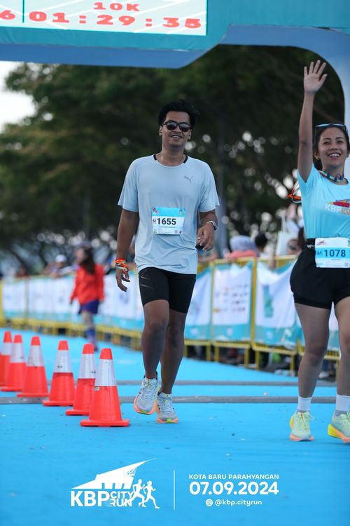 Race photo from KBP City Run 2024