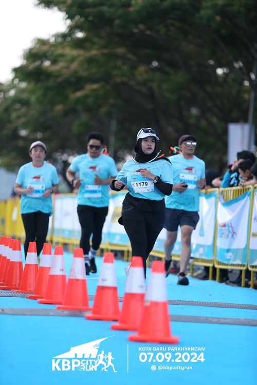 Race photo from KBP City Run 2024