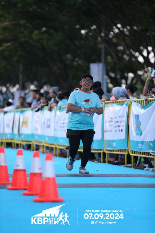 Race photo from KBP City Run 2024