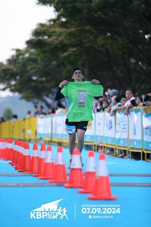 Race photo from KBP City Run 2024