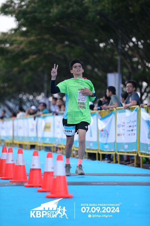 Race photo from KBP City Run 2024