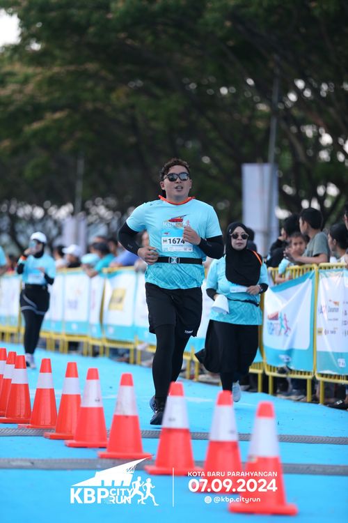 Race photo from KBP City Run 2024