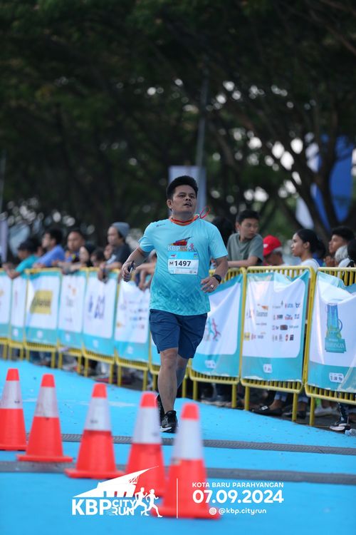 Race photo from KBP City Run 2024