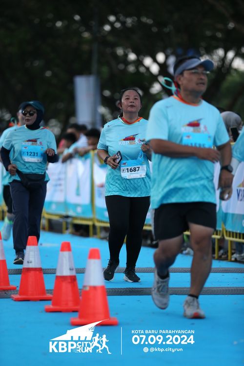 Race photo from KBP City Run 2024