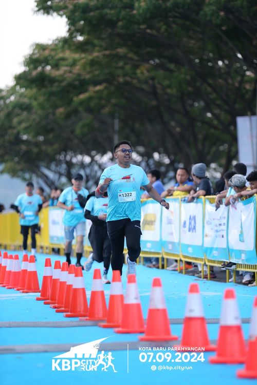 Race photo from KBP City Run 2024
