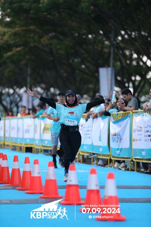 Race photo from KBP City Run 2024