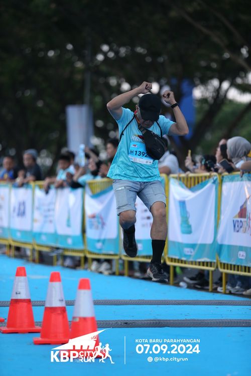 Race photo from KBP City Run 2024
