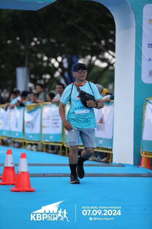 Race photo from KBP City Run 2024