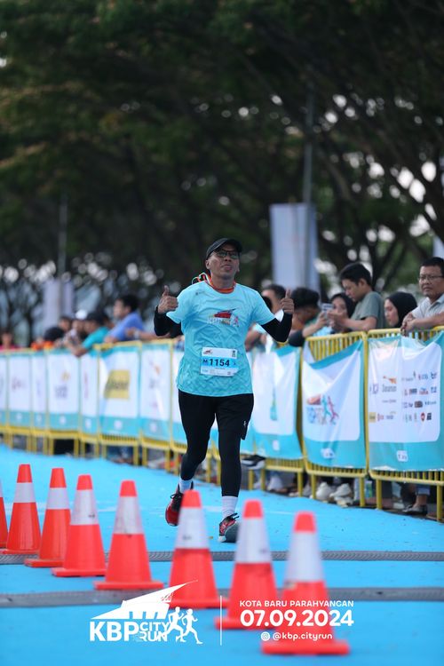 Race photo from KBP City Run 2024