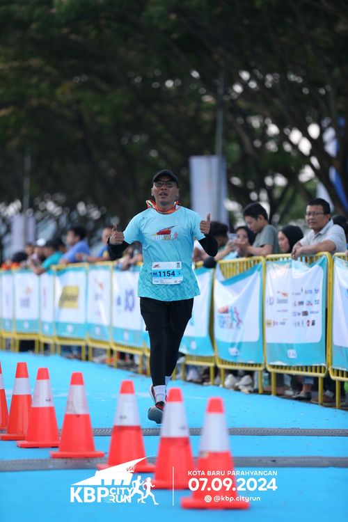 Race photo from KBP City Run 2024