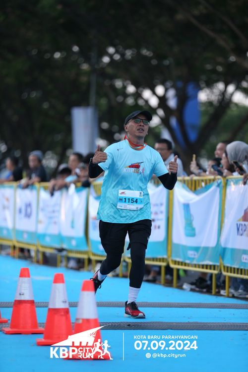 Race photo from KBP City Run 2024