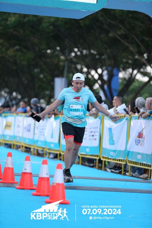 Race photo from KBP City Run 2024