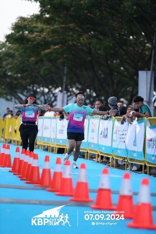 Race photo from KBP City Run 2024