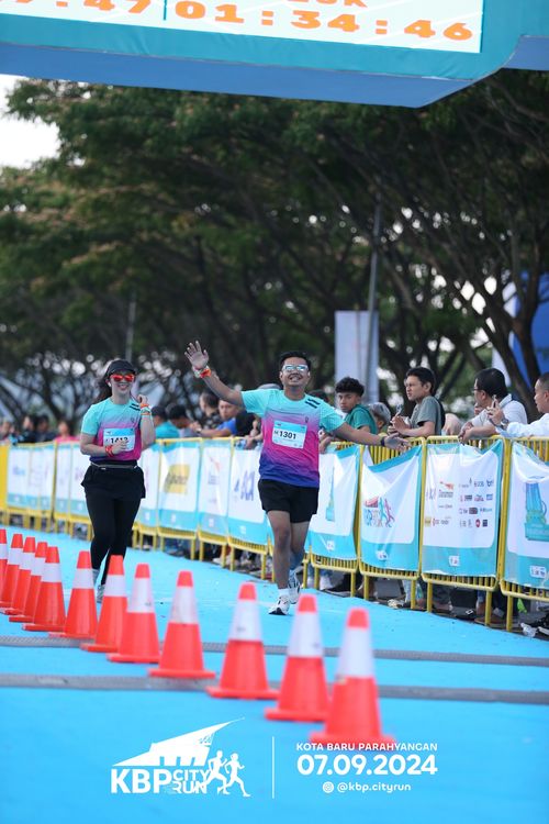 Race photo from KBP City Run 2024