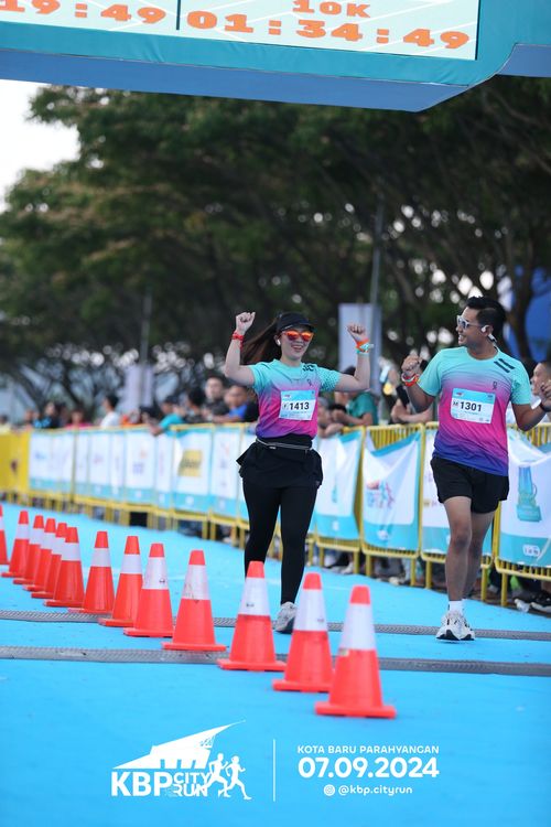 Race photo from KBP City Run 2024