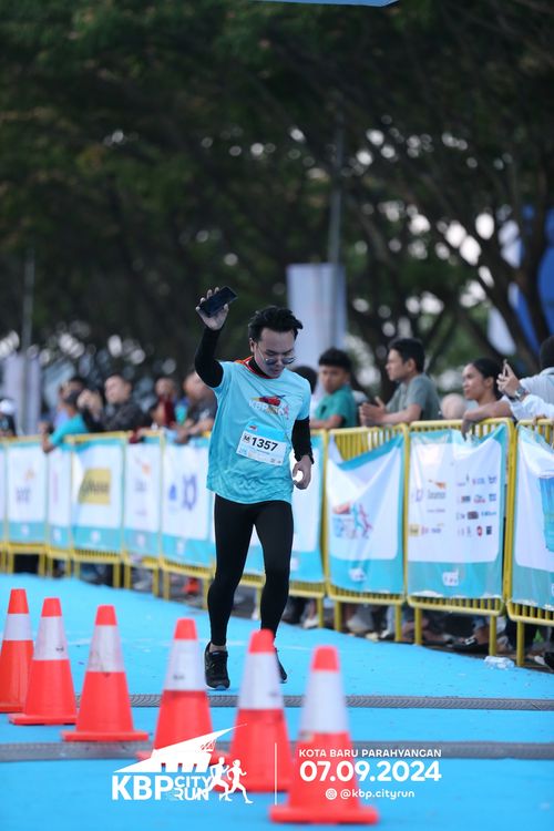 Race photo from KBP City Run 2024